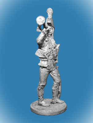 Картинка NAP-009 Оловянный солдатик Трубач полка дромадеров.Франция 1801-02 г., 54мм  от магазина Масштаб