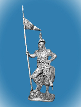 Картинка 154. Оловянный солдатик Итальянский рыцарь, конец 13 в, 54мм  от магазина Масштаб