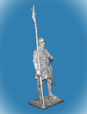 Картинка 134. Оловянный солдатик Французский городской ополченец, 1370 г., 54мм  от магазина Масштаб