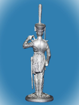 Картинка 037. Оловянный солдатик Обер-офицер Л.-гв. Семёновского полка. Россия, 1817-20 гг., 54мм  от магазина Масштаб