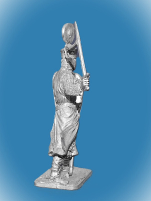 Картинка 337 Оловянный солдатик Рыцарь-миннезингер фон Кюренберг, 12 век, 54 мм  от магазина Масштаб