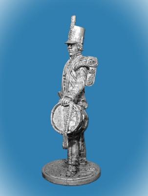 Картинка NAP-090 Оловянный солдатик Барабанщик. Великобритания, 1810-15, 54 мм  от магазина Масштаб