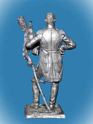 Картинка 144. Оловянный солдатик Полковник драгунского полка 1808-14 Франция, 54мм  от магазина Масштаб