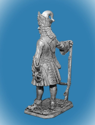Картинка 270. Оловянный солдатик Петровский офицер, 1710 г., 54 мм  от магазина Масштаб
