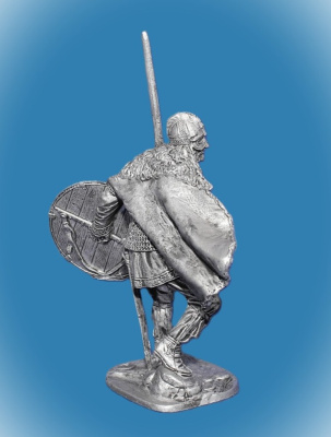 Картинка 220. Оловянный солдатик Ярл, 9-10 век, 54мм  от магазина Масштаб