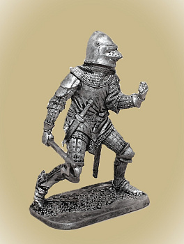 Картинка 54-42 Французский рыцарь 14 век  54 мм.  от магазина Масштаб