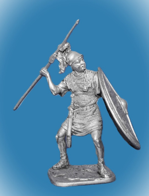 Картинка 176. Оловянный солдатик Римский легионер, 3-1 в до н.э., 54мм  от магазина Масштаб