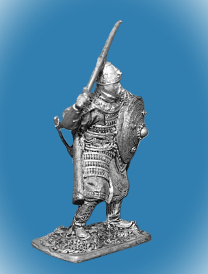 Картинка Horde-01 Оловянный солдатик Монгольский воин, 13 век, 54 мм.  от магазина Масштаб
