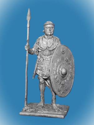 Картинка 083. Оловянный солдатик Римский вспомогательный пехотинец, 1 век н.э., 54мм  от магазина Масштаб