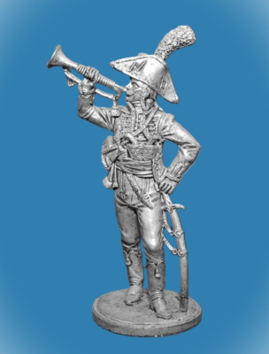 Картинка NAP-009 Оловянный солдатик Трубач полка дромадеров.Франция 1801-02 г., 54мм  от магазина Масштаб