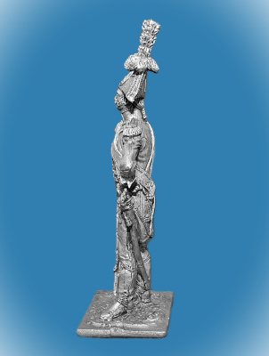 Картинка 122. Оловянный солдатик Тамбурмажор линейного полка. Франция, 1809-12 гг., 54мм  от магазина Масштаб