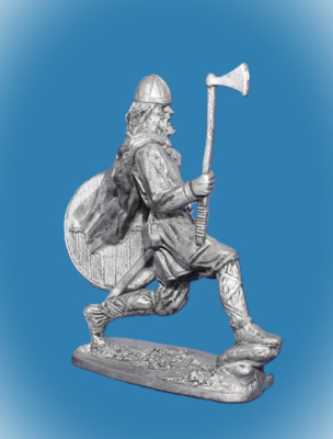 Картинка 210. Оловянный солдатик Викинг, 9-10 вв., 54мм  от магазина Масштаб