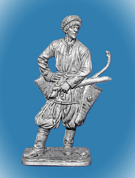 Картинка 333 Оловянный солдатик Древнерусский лучник. Русь, 10 век, 54 мм  от магазина Масштаб