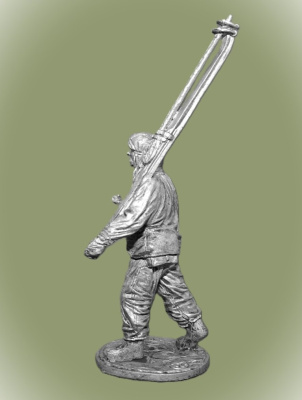 Картинка WWII-053 Автоматчик лыжных батальонов Красной Армии, 1941-44 гг. СССР  54 мм  от магазина Масштаб
