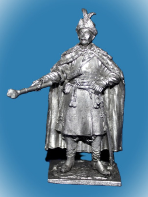 Картинка 205. Оловянный солдатик Казацкий полковник. Украина, 17 в, 54мм  от магазина Масштаб