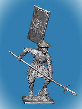 Картинка 138. Оловянный солдатик Асигару. Япония, 1500-1600 гг., 54мм  от магазина Масштаб