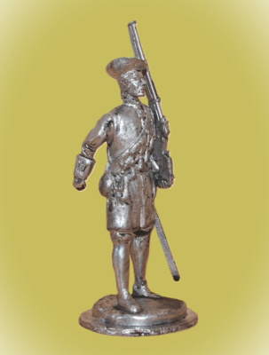 Картинка P-146 Фузелер артиллерийского полка, 1706 г., 54 мм, металл  от магазина Масштаб