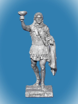 Картинка 292. Оловянный солдатик Царь Митридат VI Евпатор ,Пантикапей, Боспорское царство, 54 мм  от магазина Масштаб