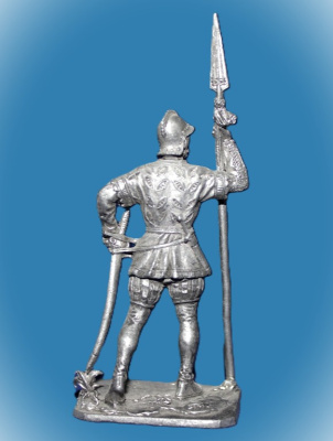 Картинка 177. Оловянный солдатик Помощник капитана. Англия, 1544 г, 54мм  от магазина Масштаб