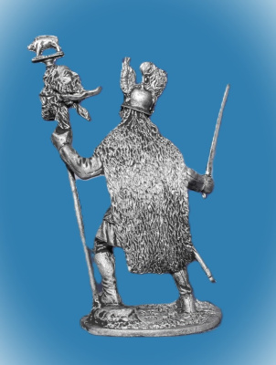 Картинка 066. Оловянный солдатик Кельтский воин, 5 век до н.э., 54мм  от магазина Масштаб