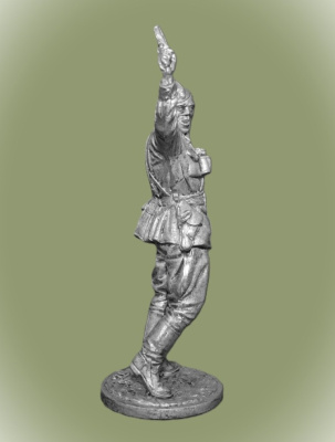 Картинка WWII-071 Комбат, капитан пехоты Красной Армии. 1941-43 гг. СССР 54 мм  от магазина Масштаб