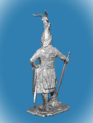 Картинка 223. Оловянный солдатик Германский рыцарь, 2-я пол. 13 в, 54мм  от магазина Масштаб