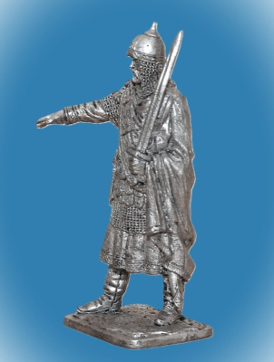 Картинка 346 Оловянный солдатик Князь Юрий Долгорукий (1108-1157), 54 мм  от магазина Масштаб