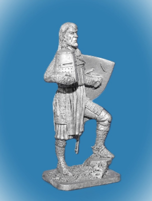 Картинка 217. Оловянный солдатик Тевтонский рыцарь, 13 в, 54мм  от магазина Масштаб