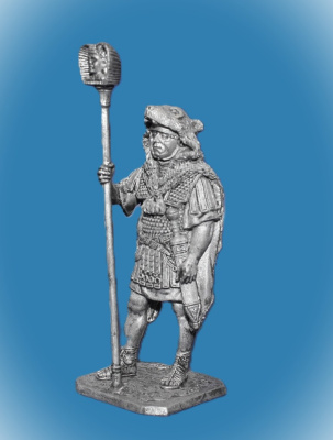 Картинка 271. Оловянный солдатик Римский имагинифер, 1-2 век н.з.., 54 мм  от магазина Масштаб