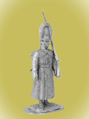 Картинка P-154 Рядовой лейб-гвардии Преображенского полка, 1802-1805 гг., 54 мм, металл  от магазина Масштаб