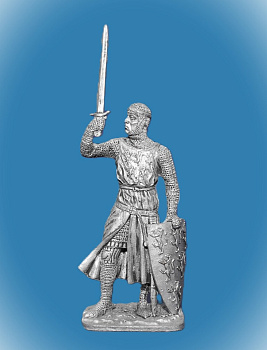 Картинка 137. Оловянный солдатик Вильям Лонгспи, граф Солсбери. Англия, нач. 13 в., 54мм  от магазина Масштаб