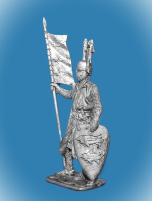 Картинка 339 Оловянный солдатик Вахсмут фон Кюнцинген, 13 век, 54 мм  от магазина Масштаб