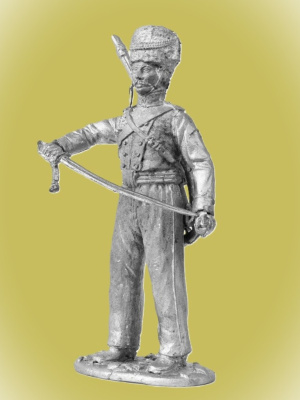 Картинка P-365 Казак эскадрона Скаржинского, 1812-14 гг., 54мм  от магазина Масштаб