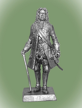 Картинка MMW0002 Оловянная миниатюра Василий Никитич Татищев (1686 – 1750), 54 мм  от магазина Масштаб