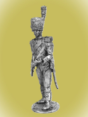 Картинка P-662 Карабинер Невшательского батальона, 1809 г., 54мм  от магазина Масштаб