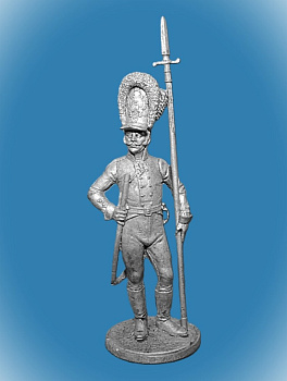 Картинка NAP-054 Оловянный солдатик Русский унтер-офицер 1805-12г, 54 мм  от магазина Масштаб