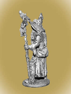 Картинка H&L01 Оловянный солдатик Боевой Маг (серия фентези), 54 мм.  от магазина Масштаб