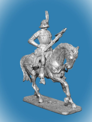 Картинка 108. Оловянный солдатик Швейцарский конный арбалетчик, 1460-1495 гг., 54мм  от магазина Масштаб