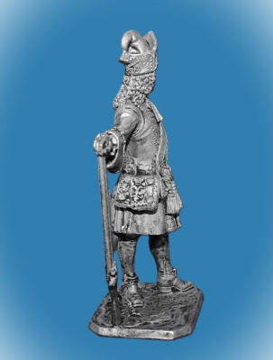 Картинка 270. Оловянный солдатик Петровский офицер, 1710 г., 54 мм  от магазина Масштаб