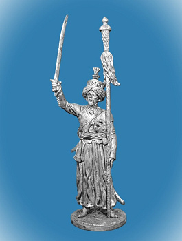 Картинка NAP-073 Оловянный солдатик Мамелюк с бунчуком. Франция, 1806-14 гг., 54 мм  от магазина Масштаб