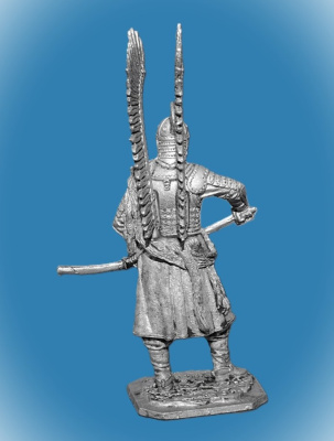 Картинка 132. Оловянный солдатик Польский крылатый гусар, 2-я пол. 17 в., 54мм  от магазина Масштаб