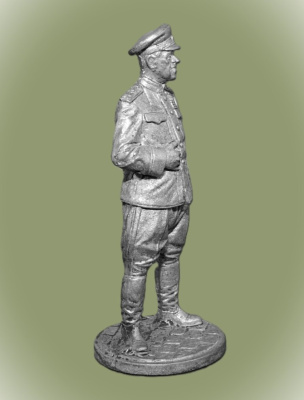 Картинка WWII-021 Оловянная миниатюра Маршал Победы. Г.К. Жуков . СССР  54 мм.  от магазина Масштаб