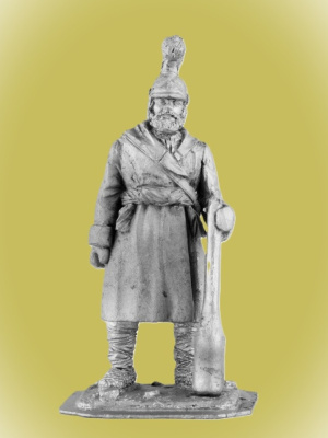 Картинка P-092 Партизан с дубиной, 1812 г, 54 мм, металл  от магазина Масштаб