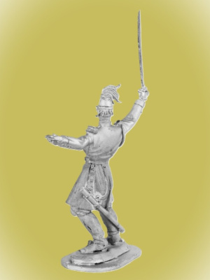 Картинка P-152 Офицер французских гренадер, Оборона Севастополя 1854-1855 г.г., 54 мм, металл  от магазина Масштаб
