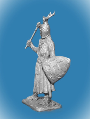 Картинка 318. Оловянный солдатик Граф Отто фон Ботенлаубен. Германия, 13 век, 54 мм  от магазина Масштаб