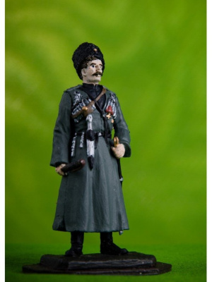 Картинка P-094 Казак с плеткой, 1914 г. , 54 мм, металл  от магазина Масштаб