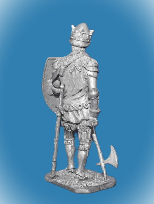Картинка 237. Оловянный солдатик Король Франции Иоанн 2 Добрый, 1356, 54мм  от магазина Масштаб