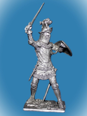 Картинка 157. Оловянный солдатик Граф Оксфорд середина 14в, 54мм  от магазина Масштаб