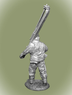 Картинка WWII-053 Автоматчик лыжных батальонов Красной Армии, 1941-44 гг. СССР  54 мм  от магазина Масштаб