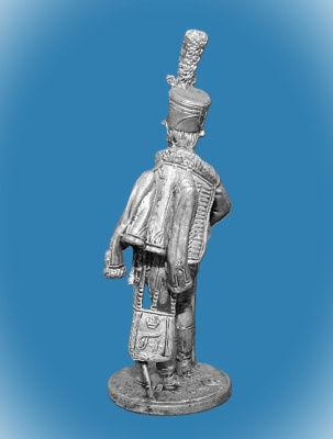 Картинка NAP-057 Оловянный солдатик Вахмистр 4-го гусарского полка Дестен-Гомбурга 1805-15 гг, 54 мм  от магазина Масштаб